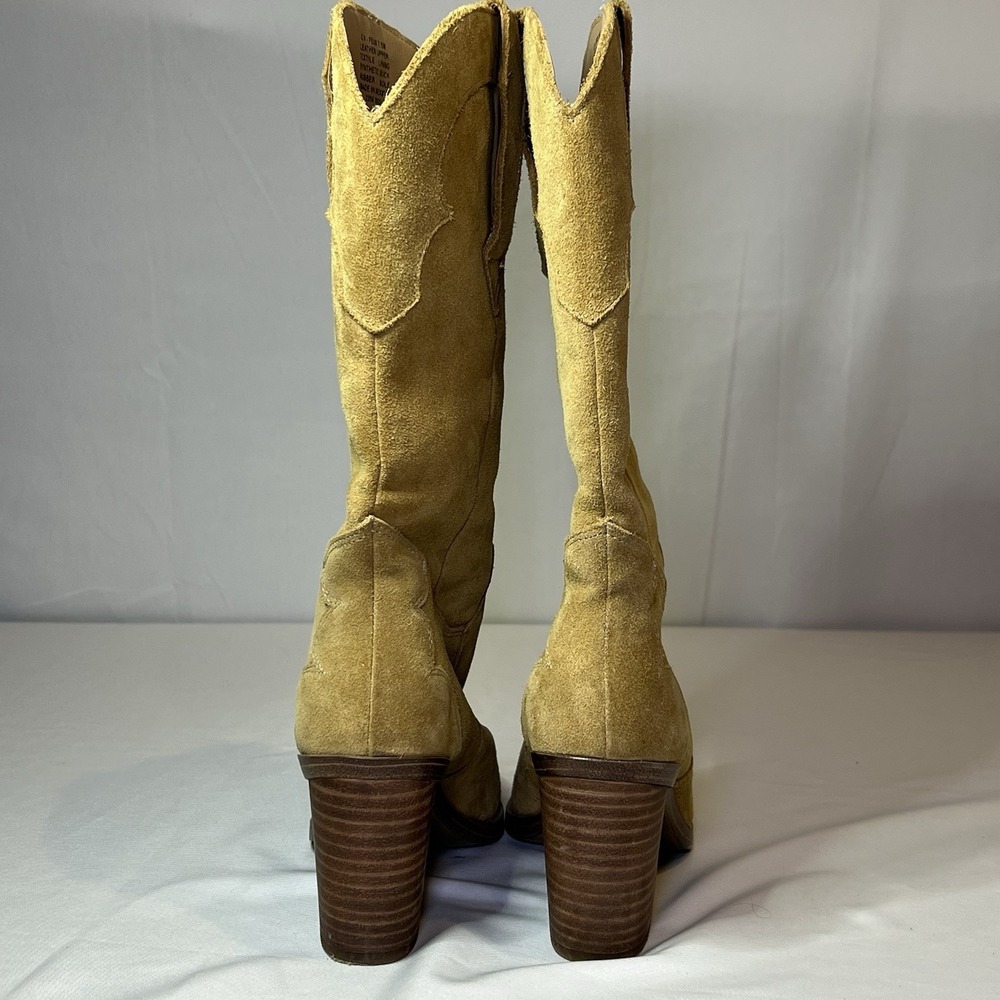 Chelsea & Violet Women's Size 7.5 Brown Suede Western Boots‎ Leather *read* - Picture 6 of 10